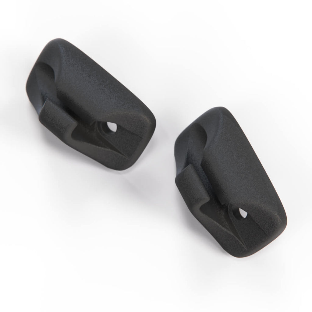Volkswagen Mk3 Golf Sunvisor Clip Sun Visor Set of 2 Primed or Black (1H0857559B)