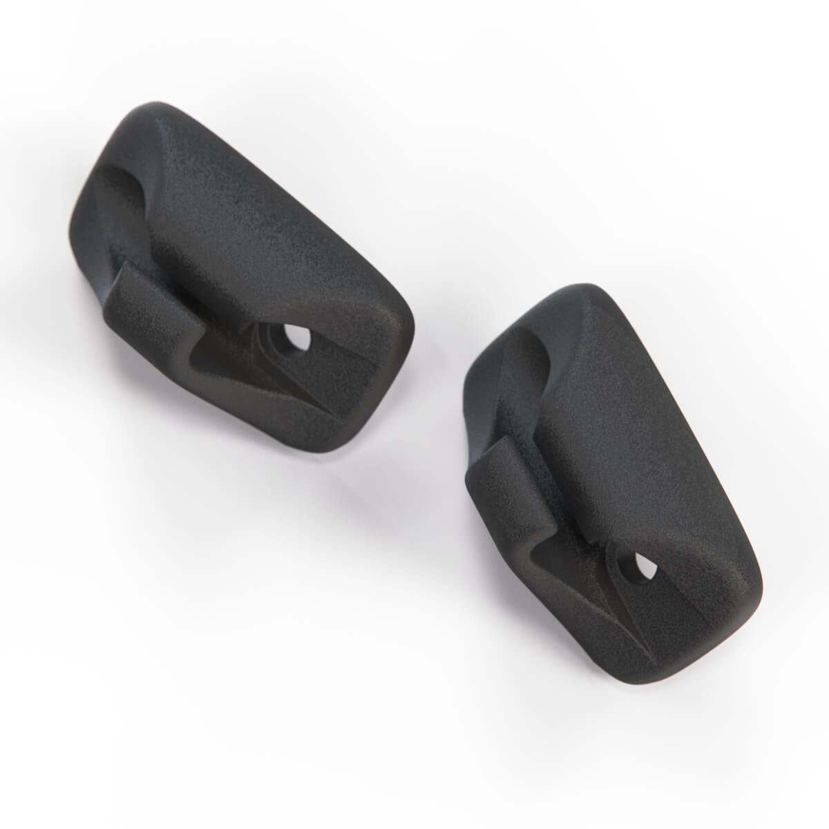 Volkswagen Mk3 Golf Sunvisor Clip Sun Visor Set of 2 Primed or Black (1H0857559B)