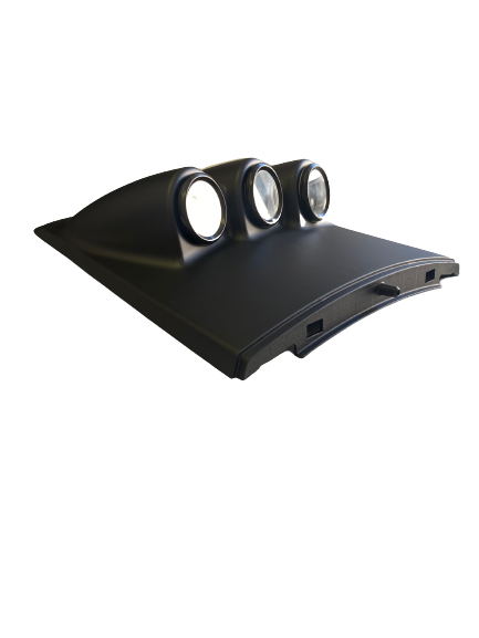 VW New Beetle Center Console 3 VDO Gauges Cover LHD Or RHD 1C0858061B — view 9