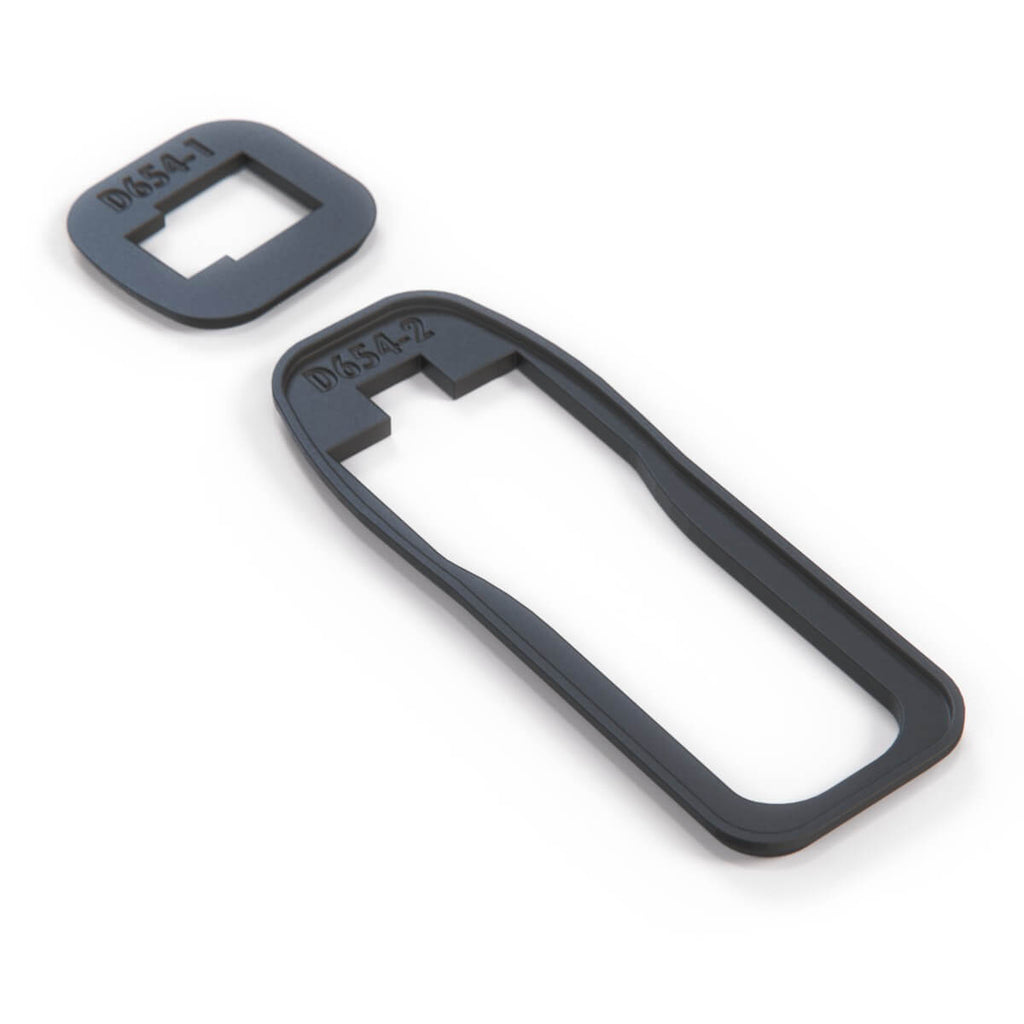 Volkswagen Passat B4 Door Handle Gasket Seal Set Black — view 4