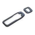 Volkswagen Passat B4 Door Handle Gasket Seal Set Black