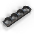 VW Passat B5 Centre Console Vent Fourfold Gauge Mount Pod Boost 52mm Black 3BD820951C