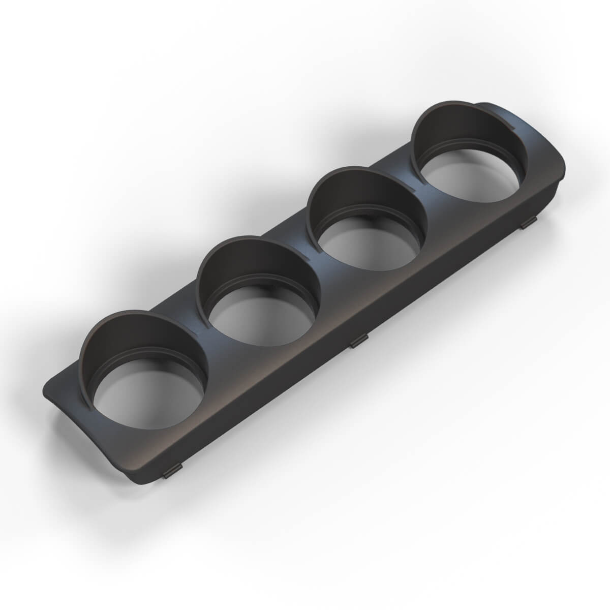 VW Passat B5 Centre Console Vent Fourfold Gauge Mount Pod Boost 52mm Black 3BD820951C