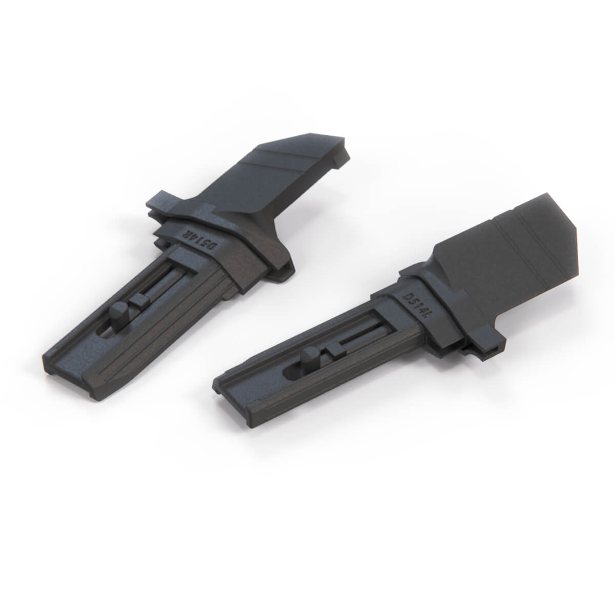 Volkswagen Passat B7 Parcel Shelf Support Bracket Set Black Left or Right (9918011279) — view 4