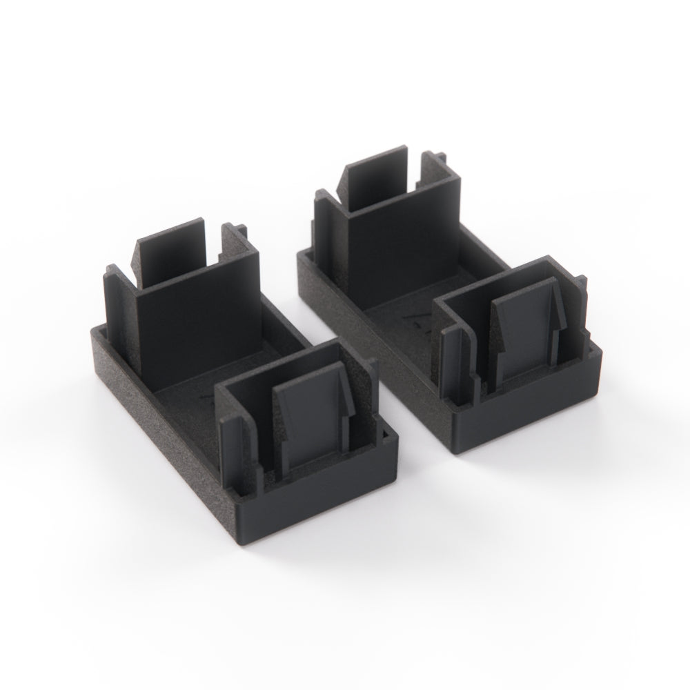VW T4 Transporter Dashboard Dash Blank Button Switch Cover Black Set Of 2 7D0858179 — view 2