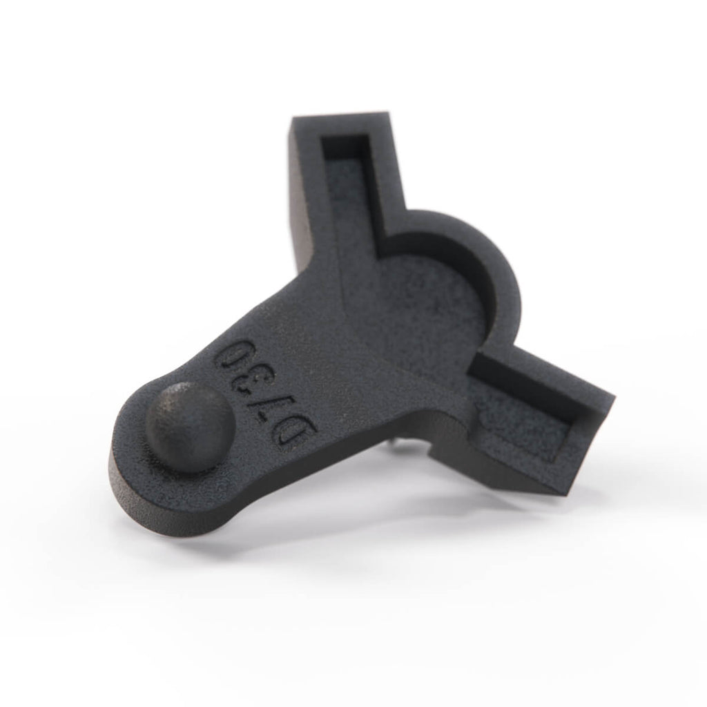 Volkswagen T5 T6 Heater Temperature Flap Repair Lever Black (7LA898002A) — view 4