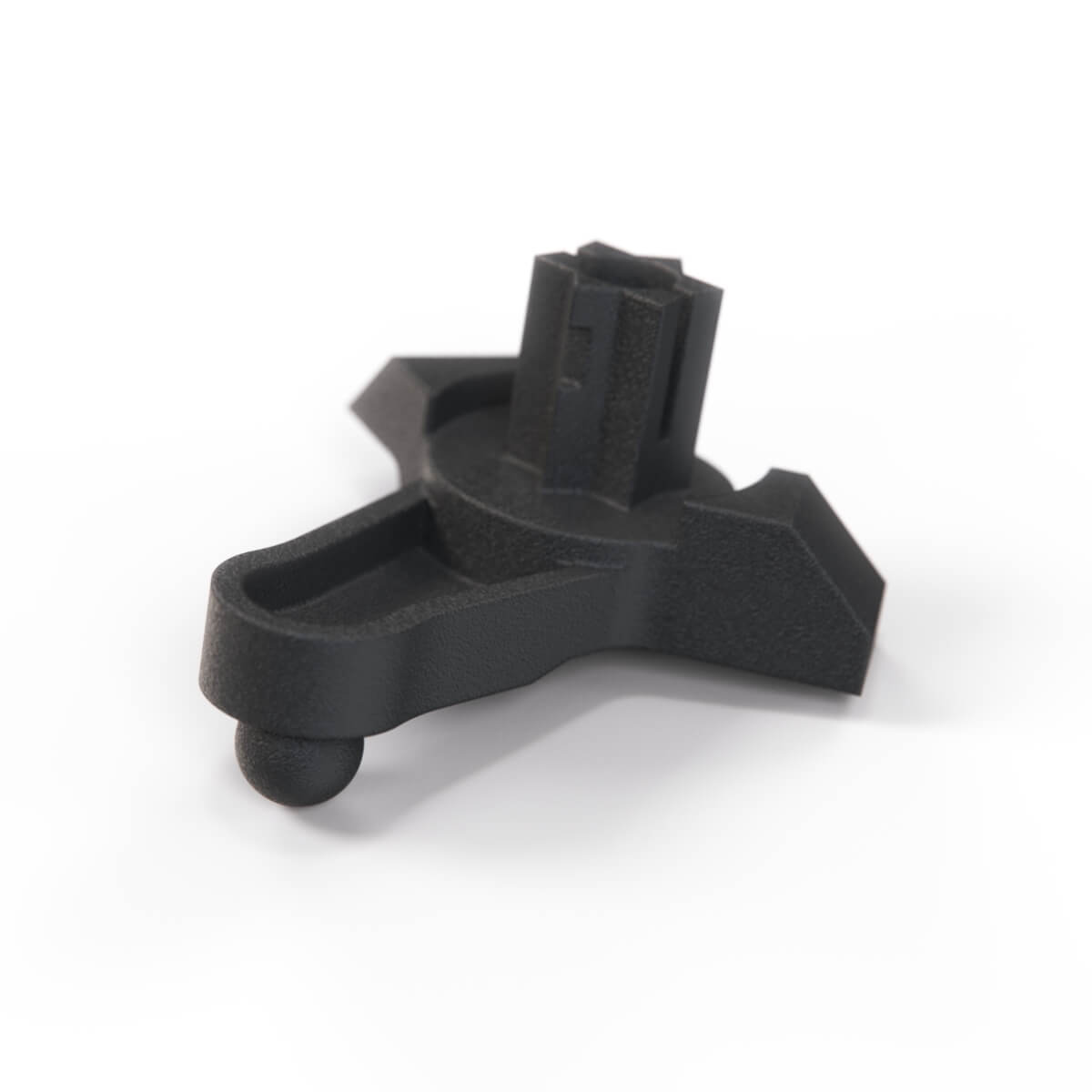 Volkswagen T5 T6 Heater Temperature Flap Repair Lever Black (7LA898002A) — view 3