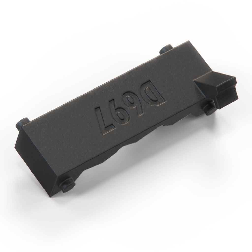 Volkswagen Transporter T2 Wiper Switch Bridge Bracket Black (211955501C) — view 4