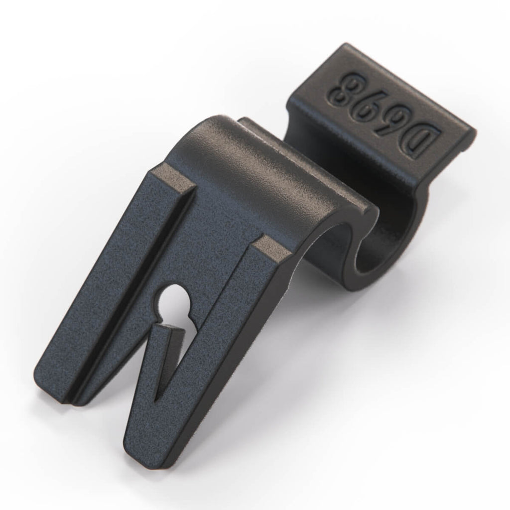 Volkswagen Transporter T3 Hydraulic Clutch Line Clip Black — view 4