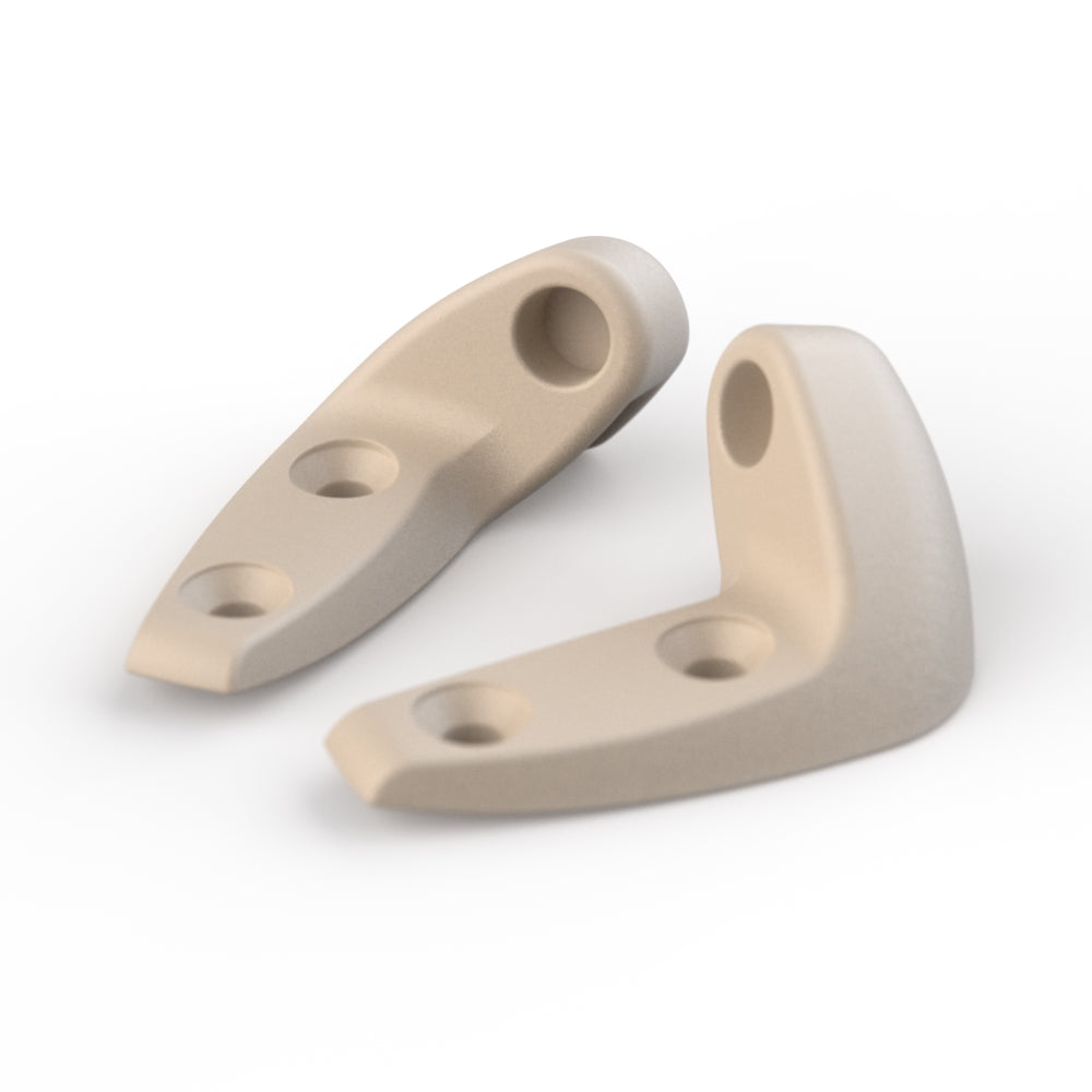 W111 Sun Visor holdter trim Cabriolet Set- left and Right (Mercedes) — view 5