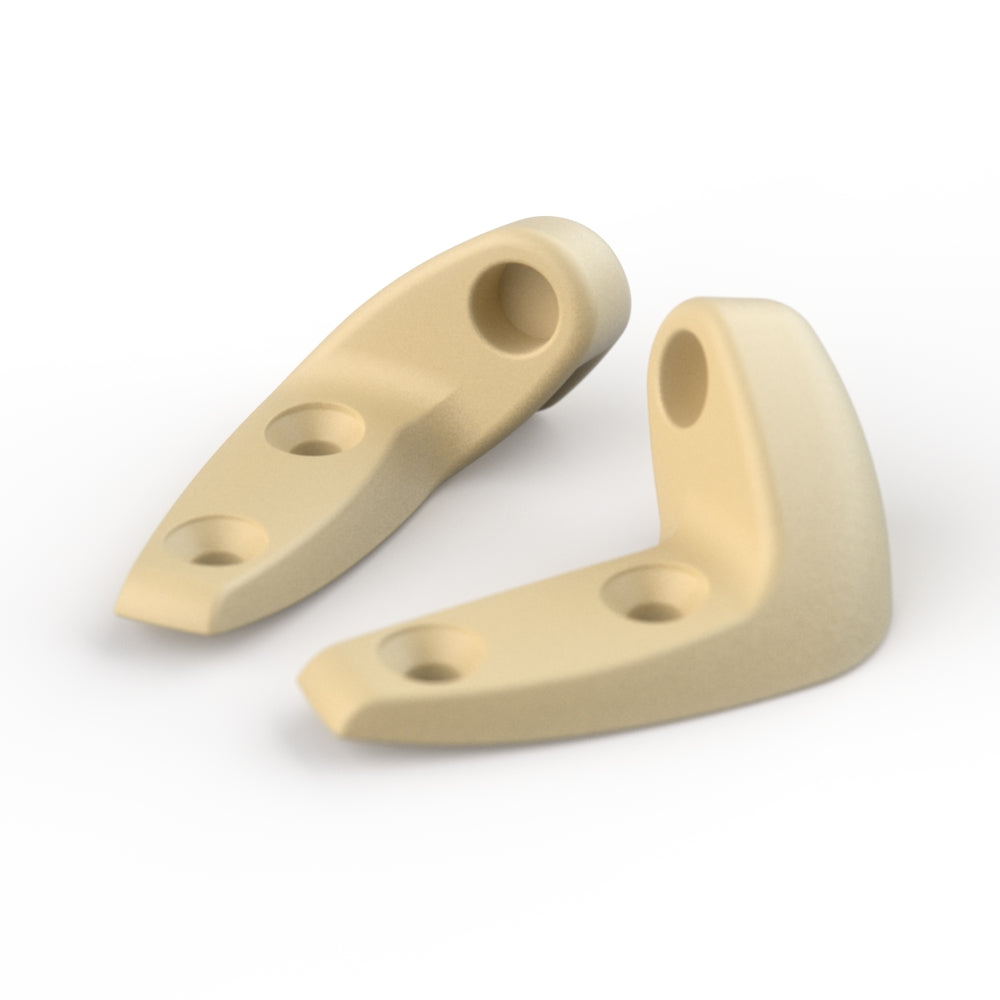 W111 Sun Visor holdter trim Cabriolet Set- left and Right (Mercedes) — view 3