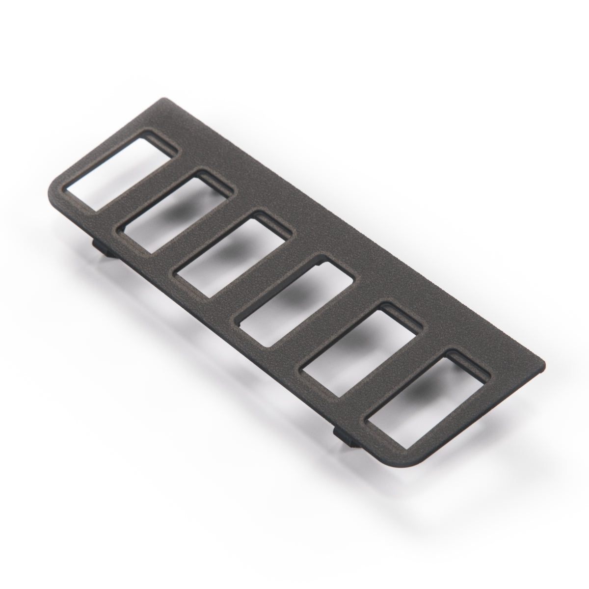 Mercedes W123 Switch Panel Center Console Cover Black (A1236833108) — view 4