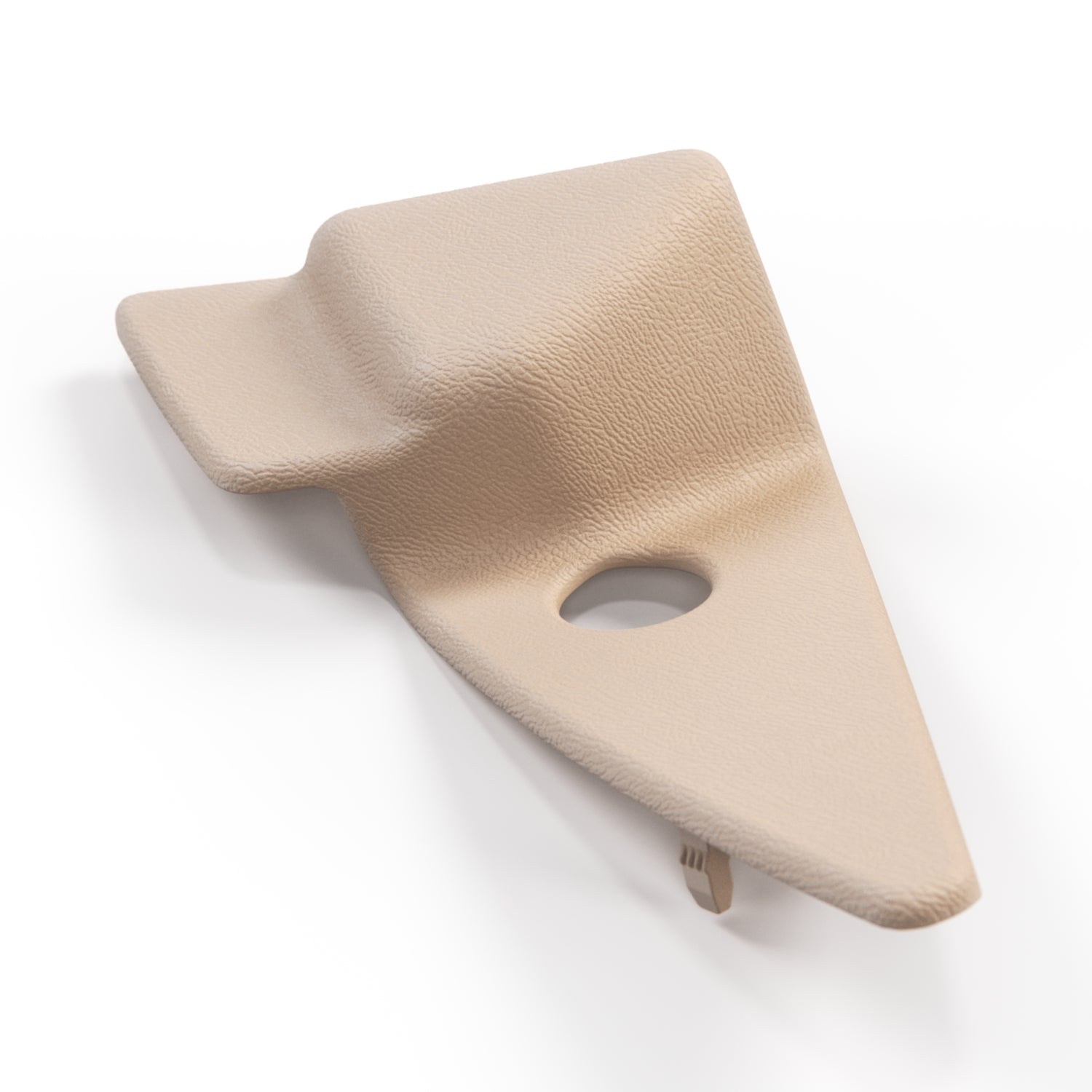 Mercedes W124 Door Interior Mirror Cover Trim With Hole Left or Right (A1247251511 / A1247251611) — view 2