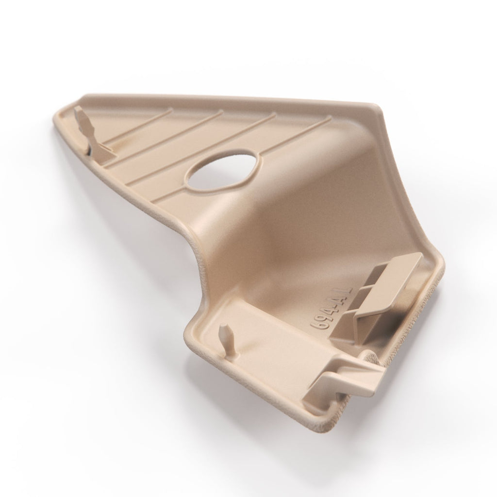 Mercedes W124 Door Interior Mirror Cover Trim With Hole Left or Right (A1247251511 / A1247251611) — view 4