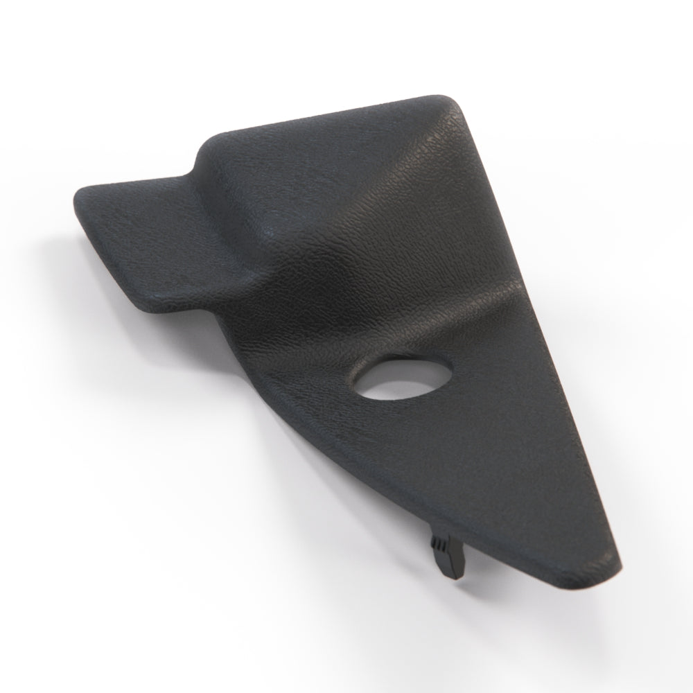 Mercedes W124 Door Interior Mirror Cover Trim With Hole Left or Right (A1247251511 / A1247251611) — view 7