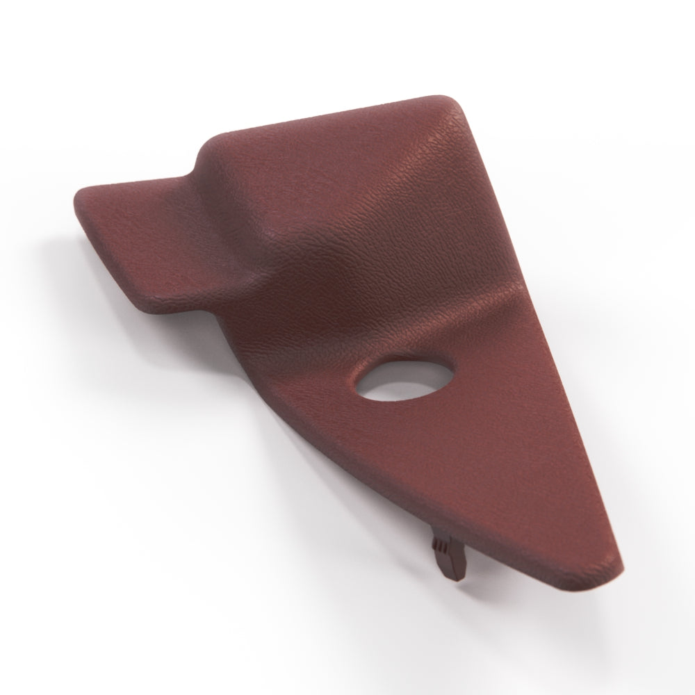 Mercedes W124 Door Interior Mirror Cover Trim With Hole Left or Right (A1247251511 / A1247251611) — view 16