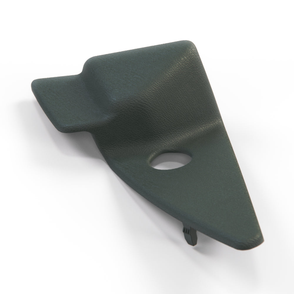 Mercedes W124 Door Interior Mirror Cover Trim With Hole Left or Right (A1247251511 / A1247251611) — view 17