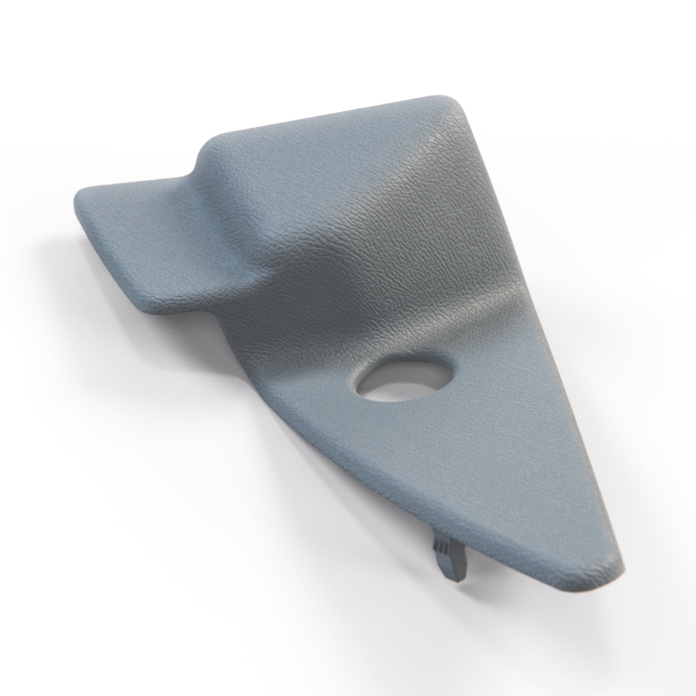 Mercedes W124 Door Interior Mirror Cover Trim With Hole Left or Right (A1247251511 / A1247251611) — view 8