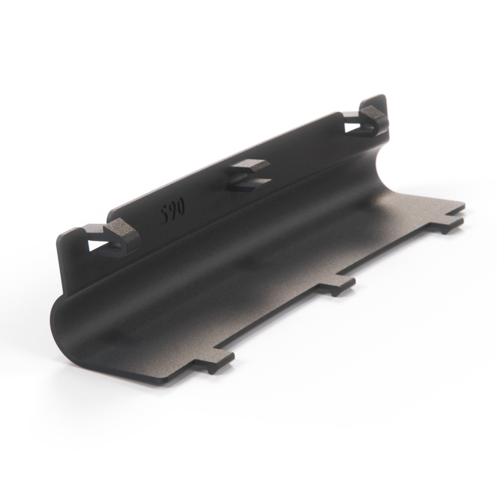Mercedes-Benz W124 Engine Installation Cover Heater Case Duct - Black - A1248210089 — view 3