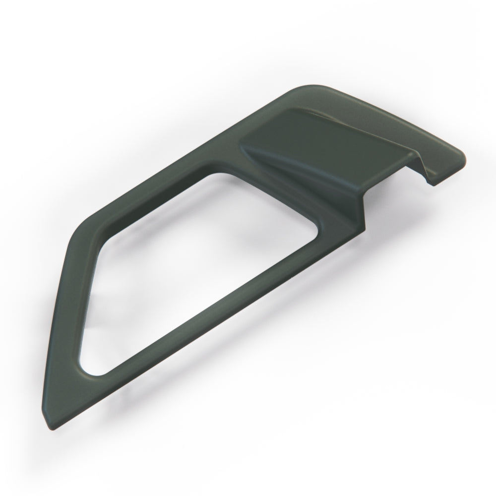 Mercedes-Benz W124 Interior Door Handle Assembly Cover - Non-Electric Seat - A1247660191 / A1247660291 — view 3