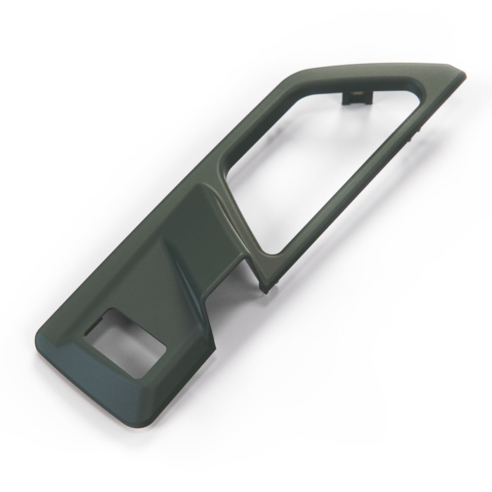 Mercedes-Benz W124 Interior Door Handle Assembly Cover - Electric Seat - A1247600120 / A1247600220 — Pinengrun (Dark green)
