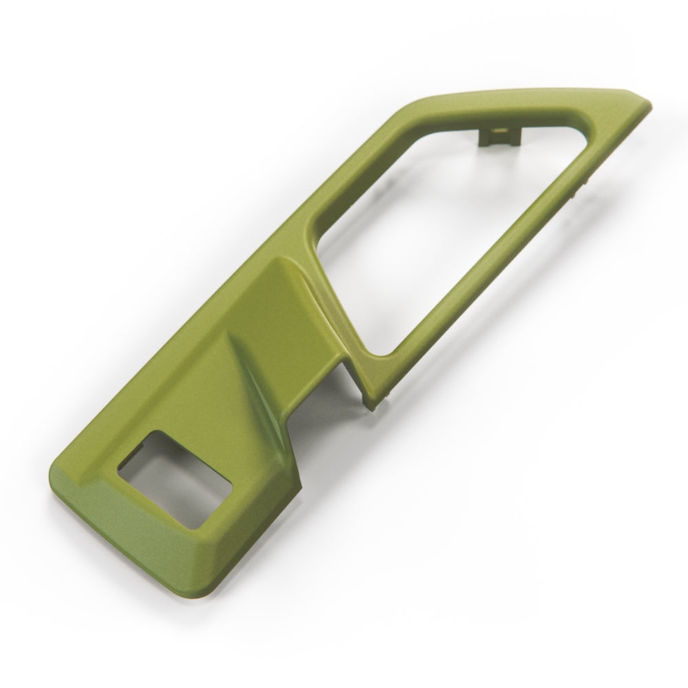 Mercedes-Benz W124 Interior Door Handle Assembly Cover - Electric Seat - A1247600120 / A1247600220 — Olive