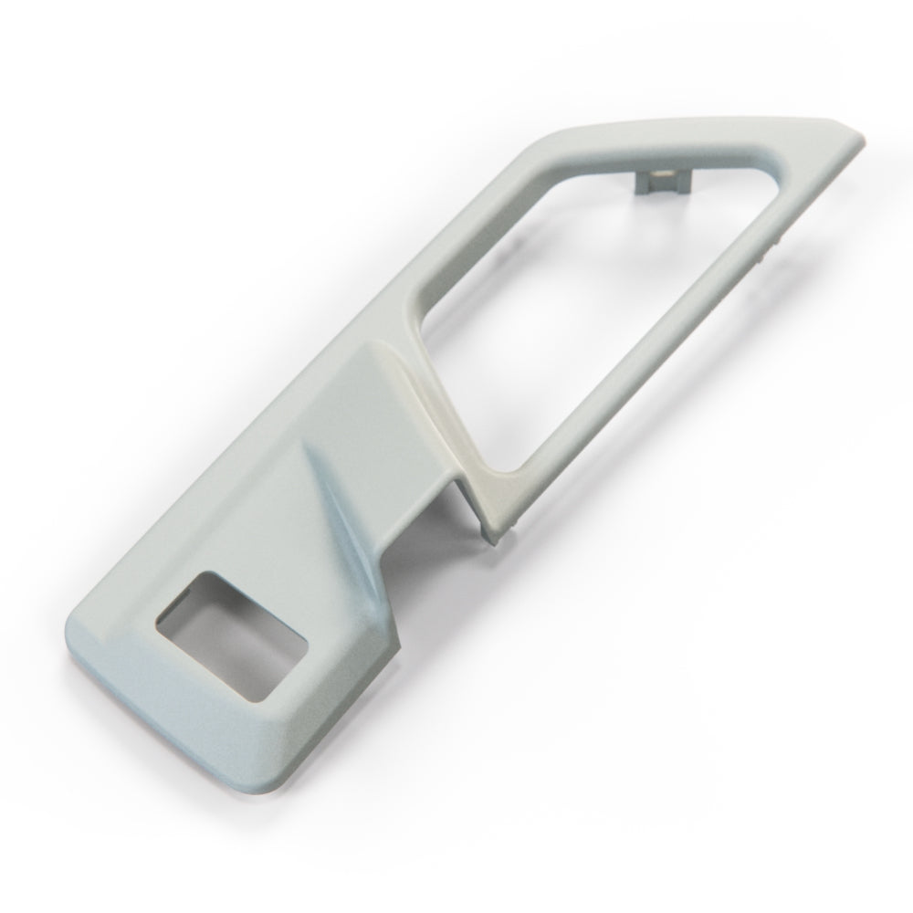 Mercedes-Benz W124 Interior Door Handle Assembly Cover - Electric Seat - A1247600120 / A1247600220 — Oriongrau (Ash)