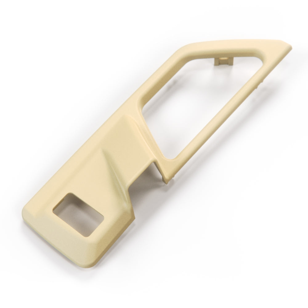 Mercedes-Benz W124 Interior Door Handle Assembly Cover - Electric Seat - A1247600120 / A1247600220 — Helios (Yellow)