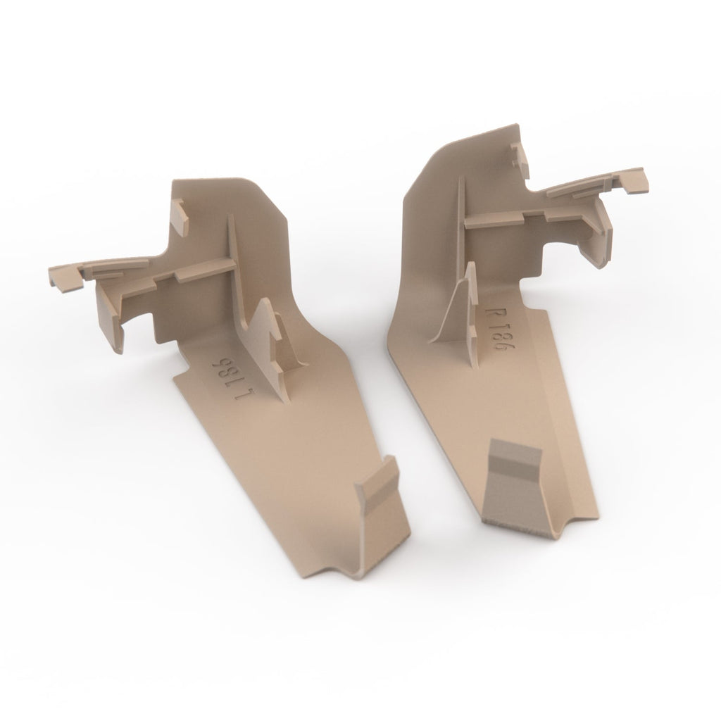 Mercedes-Benz W124 Seat Adjust Trim Cover Set (Left and Right) - 1249192020/1249191920 — view 2