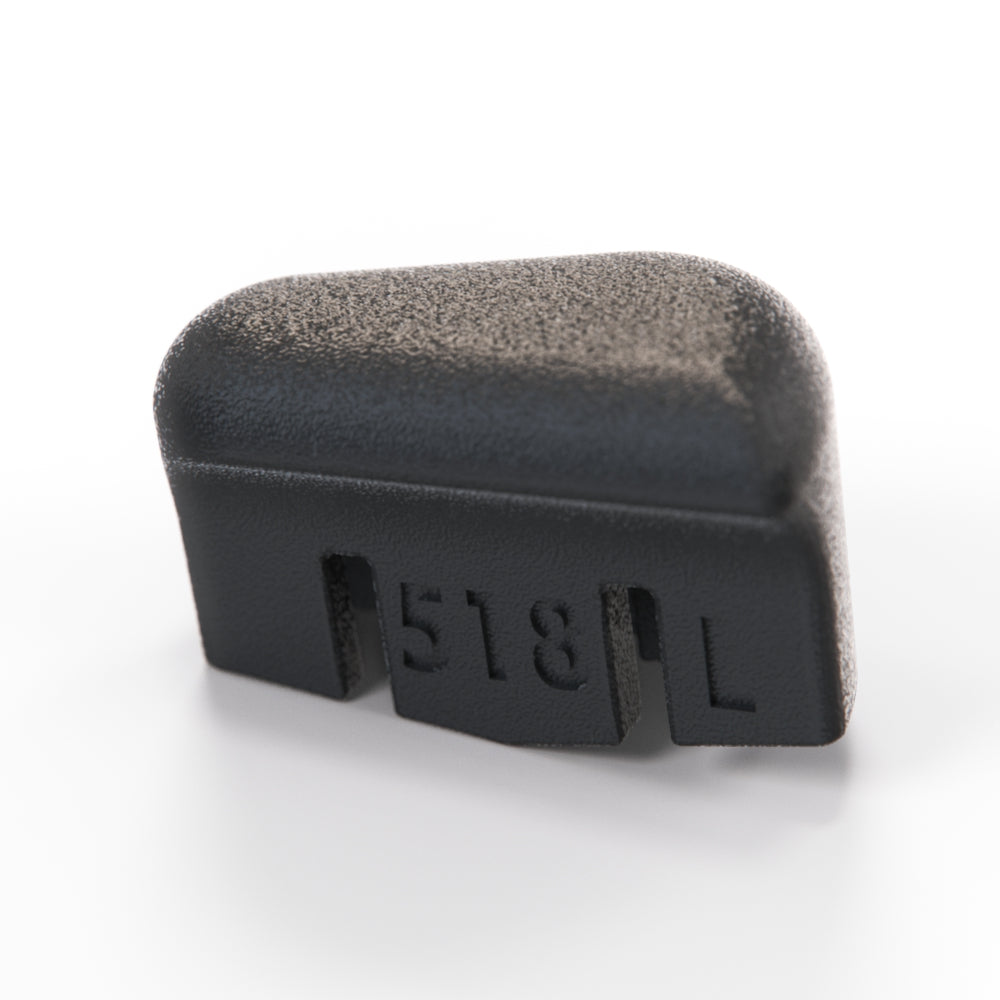 Mercedes-Benz W124 W126 W201 Knob Headrest Adjustment (Left or Right) - Black A0008210958 / A0008211058 — view 2