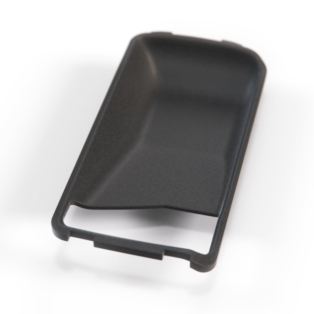 Mercedes W126 C126 Front Door Handle Insert (Left or Right) - Black (A1267660290 / A1267660190) — view 2