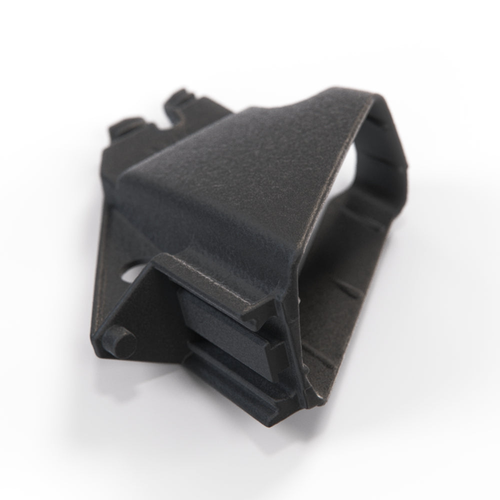 Mercedes W126 Seat Bracket Cover Adjustment Valve Orthopedic Control - Black - Left or Right (A1268681714 / A1268681814) — view 3