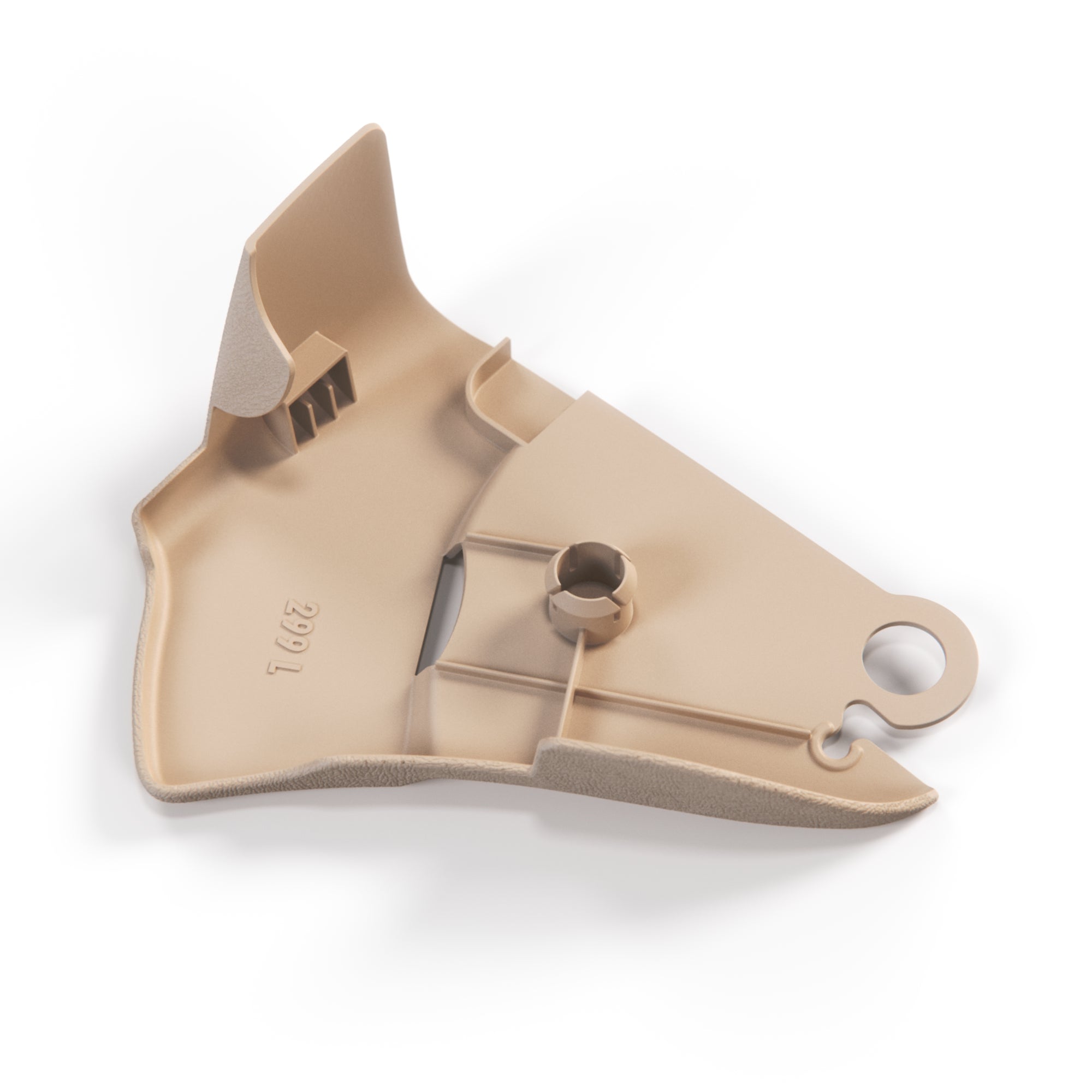 Mercedes W126 Front Seat Inner Hinge Plastic Cover - All Colours, Right or Left (A1269183130 / A1269183230) — view 4