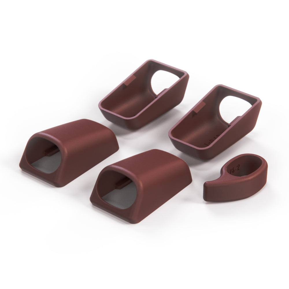 Mercedes W140 / C140 Front & Rear Interior Roof Grab Handle Cover Set - 1 Side (A1408100651 / A1408100851) — view 12