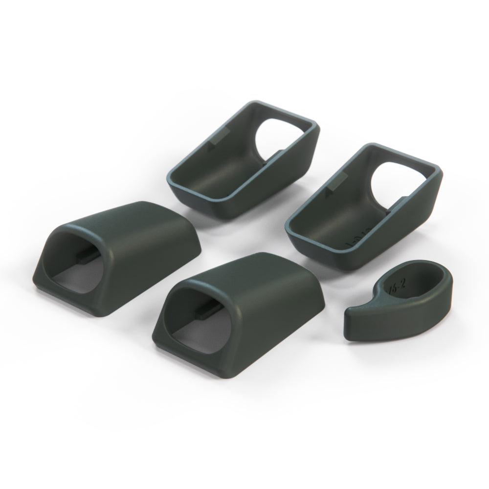 Mercedes W140 / C140 Front & Rear Interior Roof Grab Handle Cover Set - 1 Side (A1408100651 / A1408100851) — view 13
