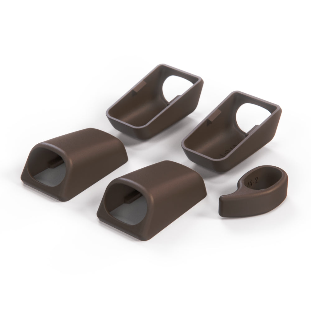 Mercedes W140 / C140 Front & Rear Interior Roof Grab Handle Cover Set - 1 Side (A1408100651 / A1408100851) — view 14