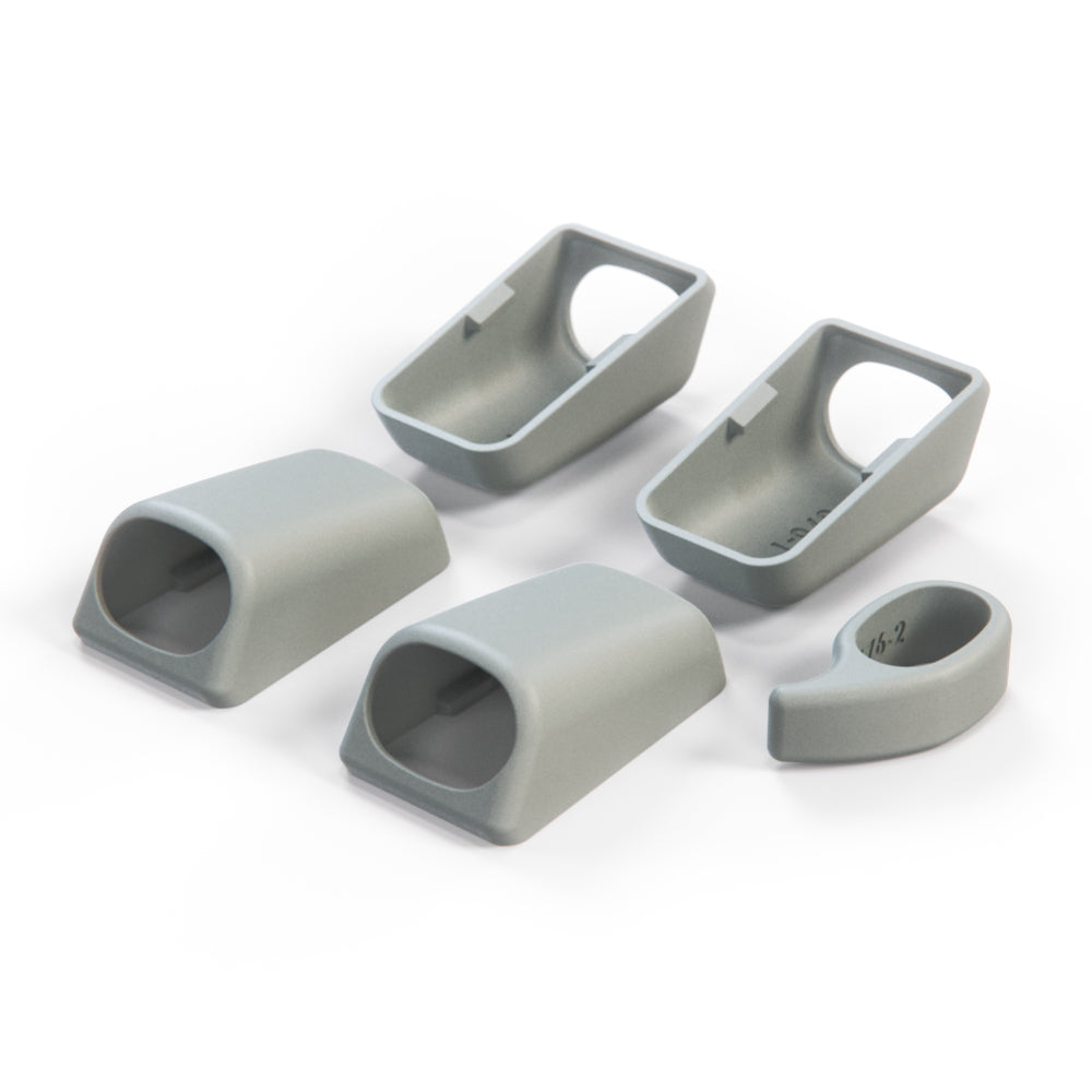 Mercedes W140 / C140 Front & Rear Interior Roof Grab Handle Cover Set - 1 Side (A1408100651 / A1408100851) — view 15