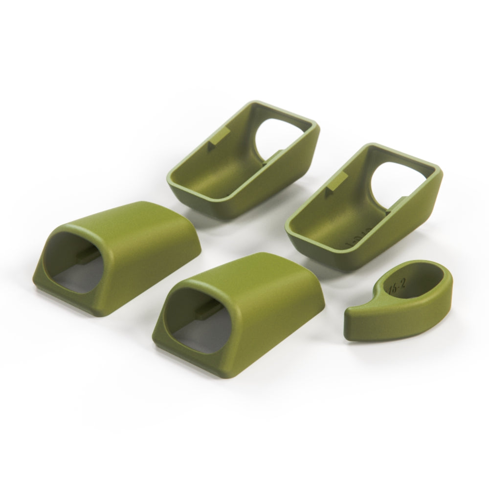 Mercedes W140 / C140 Front & Rear Interior Roof Grab Handle Cover Set - 1 Side (A1408100651 / A1408100851) — view 16