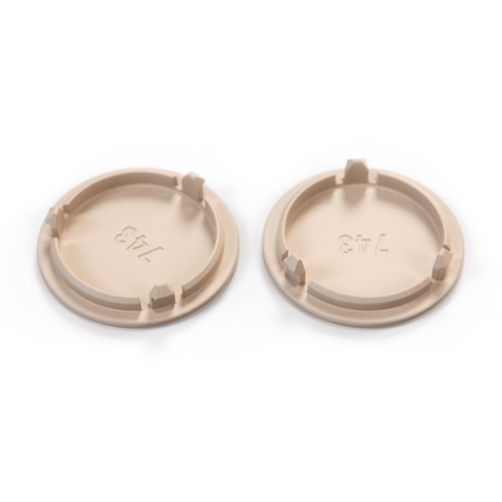 Mercedes W140 Console Screw Cover Lid Bezel Trim Set of 2 (A1409730089) - All Colours — view 2