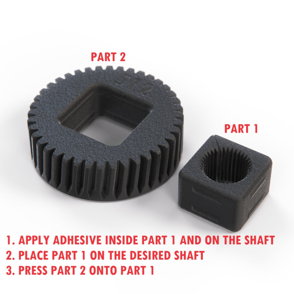 Mercedes-Benz C140 Electric Rear Headrest Motor Gear Repair Kit — view 3
