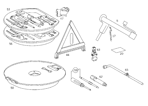 Mercedes W140 Jack Mounting Bracket (A1408990214) - Black — view 4