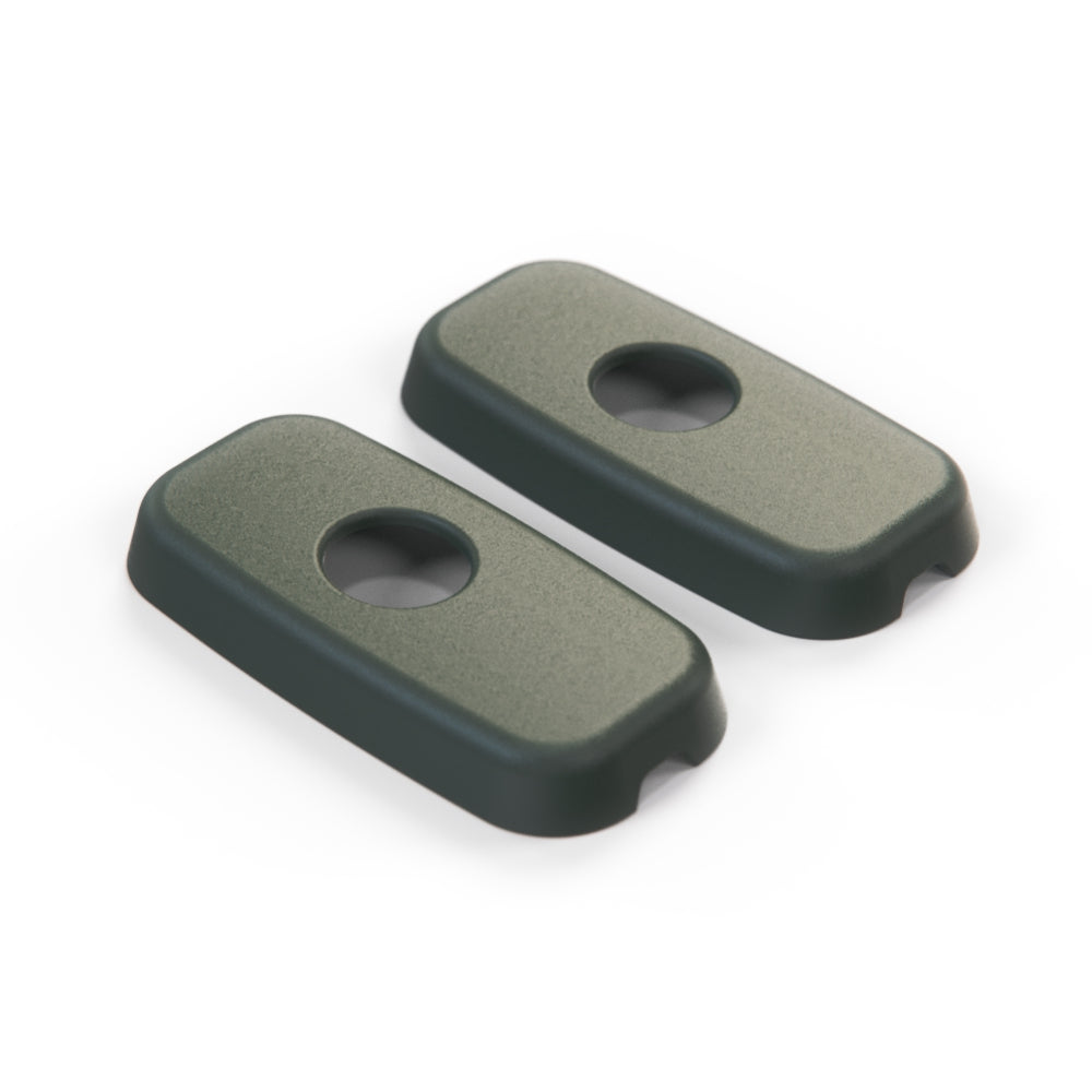 Mercedes W140 Sun Visor Mount End Cap Trim Set (A1408102310 / A1408102410) — view 13