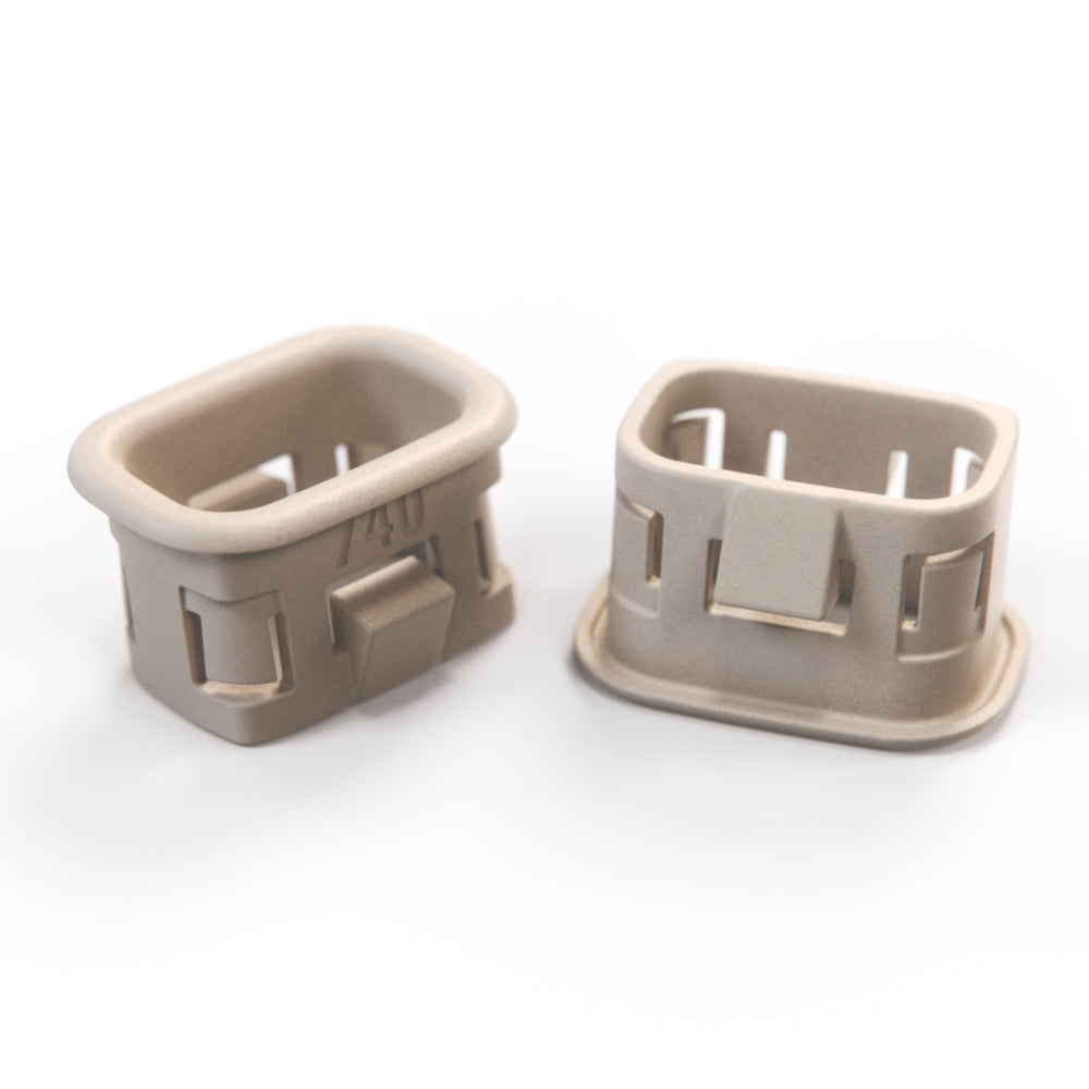 Mercedes W140 Trim Ring Around Knob Locked Door Set of 2 (A1409920305) — view 7