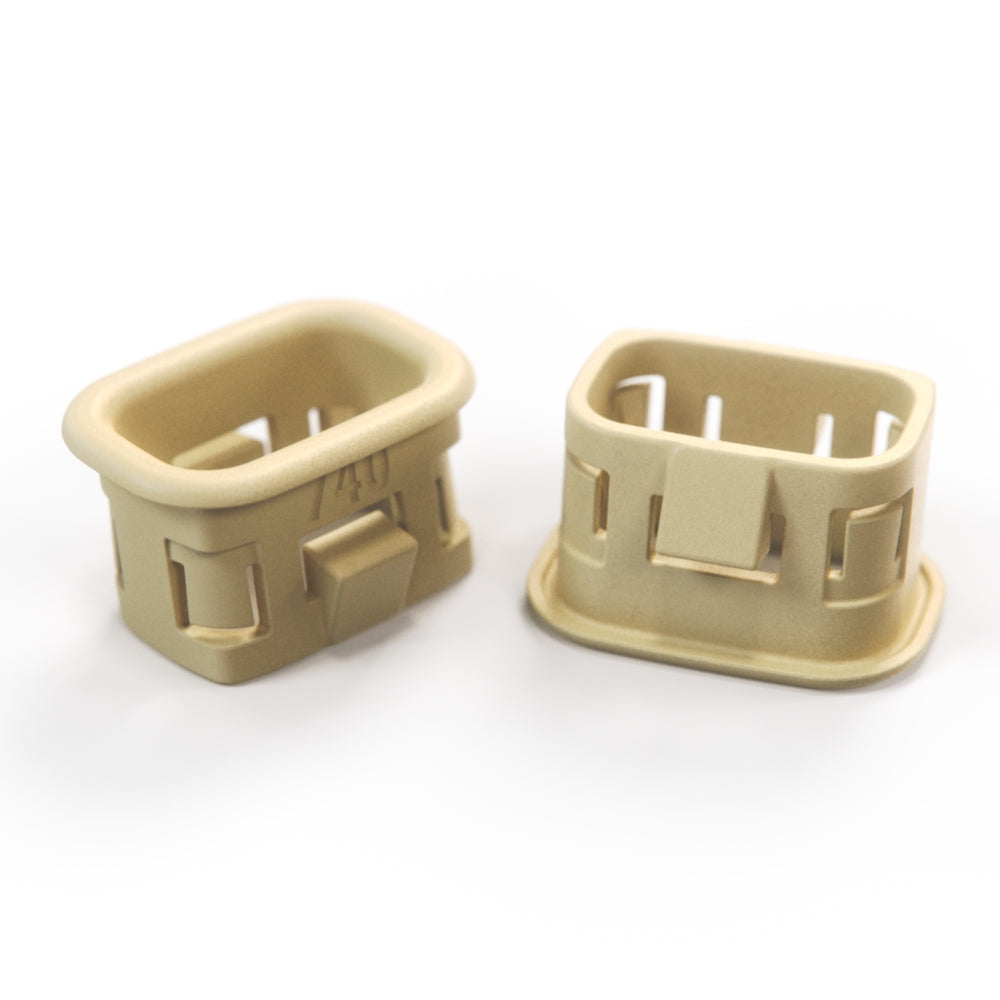 Mercedes W140 Trim Ring Around Knob Locked Door Set of 2 (A1409920305) — view 8