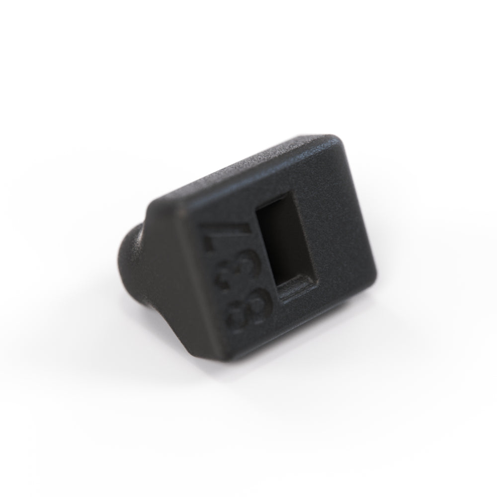 Mercedes W201 Air Guide Handle Knob Black (A2018300036) — view 2