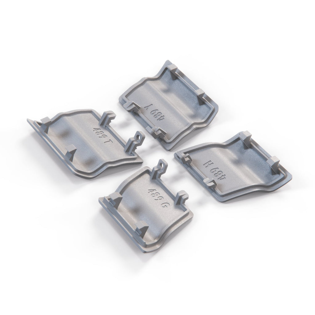 Mercedes W201 EVO 190 Cosworth Jack Point Covers (Set of 4) - Primed (A2016980530 / A2016980630 / A2016980730 / A2016980830) — view 2