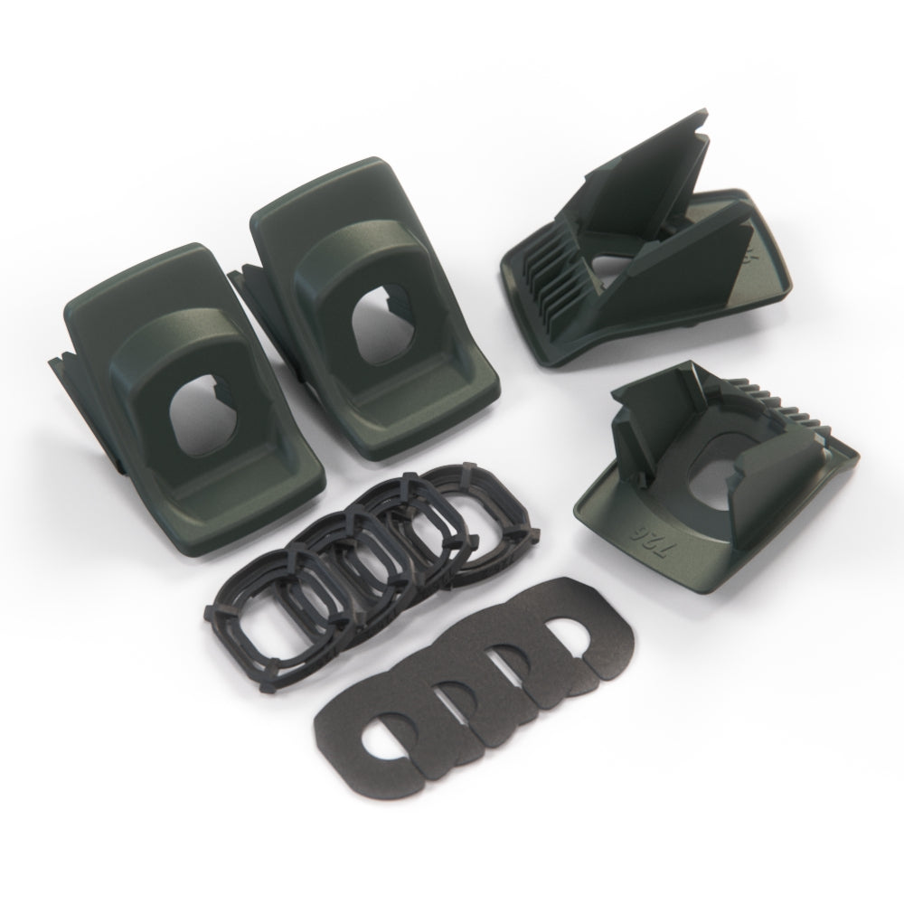 Mercedes W202 W208 W210 Rear Headrest Bracket Cover Trim Set of 4 - All Colours (A2029780029) — view 13