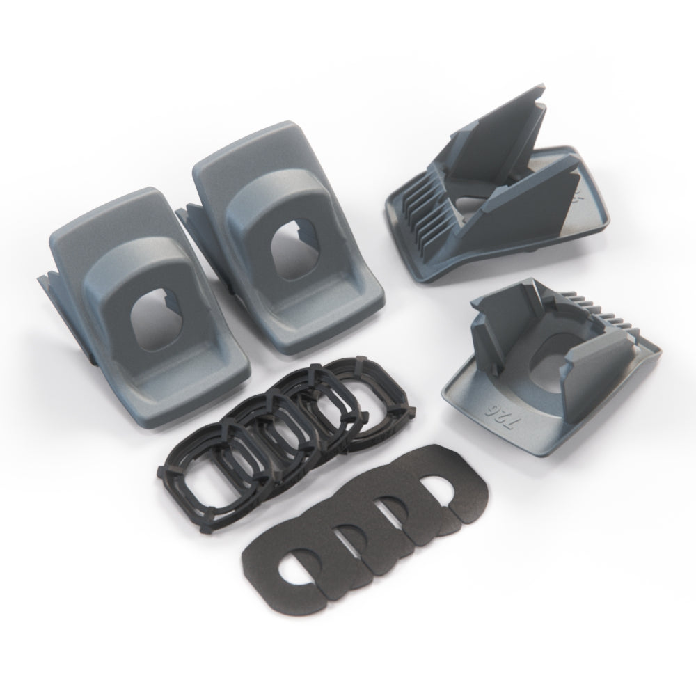 Mercedes W202 W208 W210 Rear Headrest Bracket Cover Trim Set of 4 - All Colours (A2029780029) — view 4