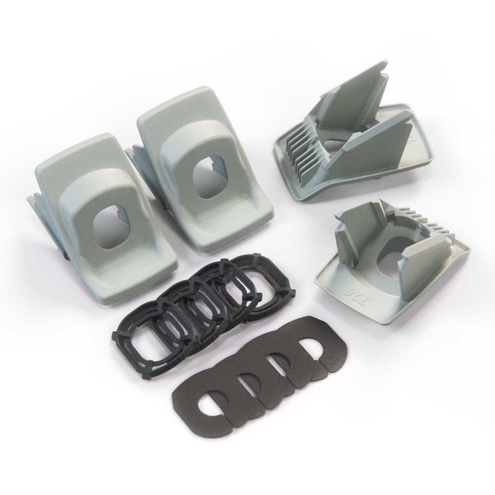 Mercedes W202 W208 W210 Rear Headrest Bracket Cover Trim Set of 4 - All Colours (A2029780029) — view 5
