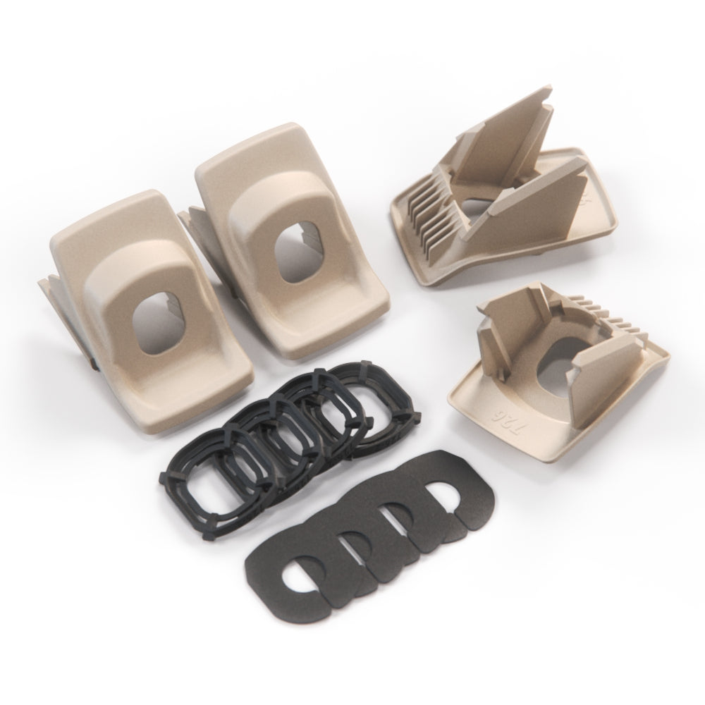 Mercedes W202 W208 W210 Rear Headrest Bracket Cover Trim Set of 4 - All Colours (A2029780029) — view 7